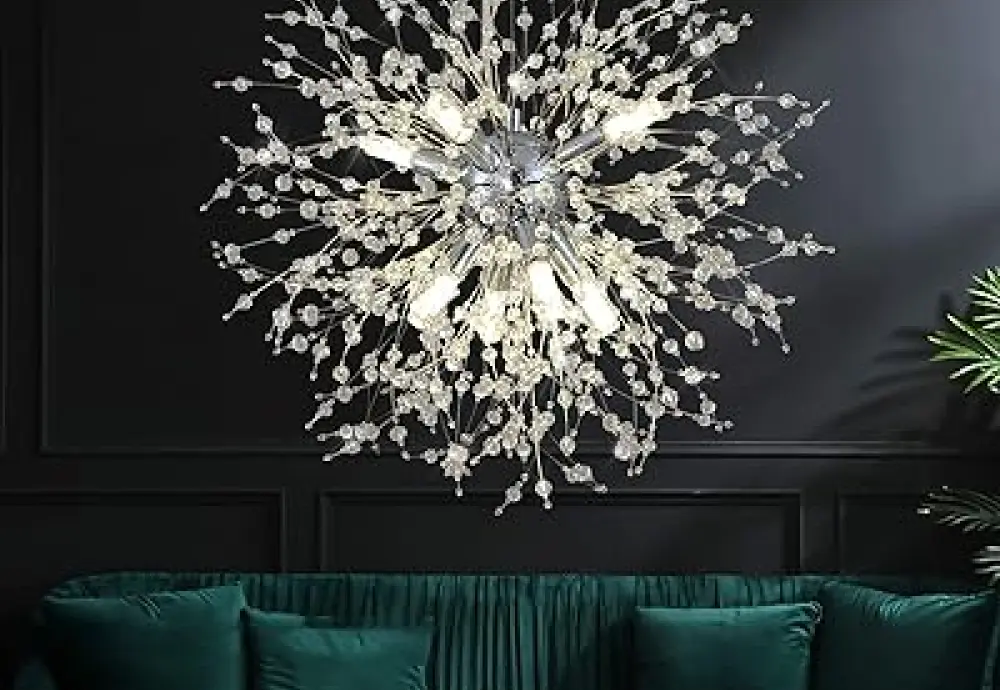 dandelion crystal chandelier