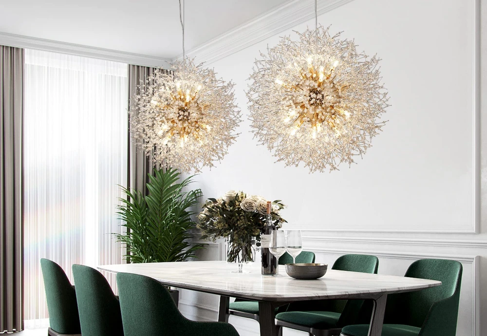 crystal chandelier dining room